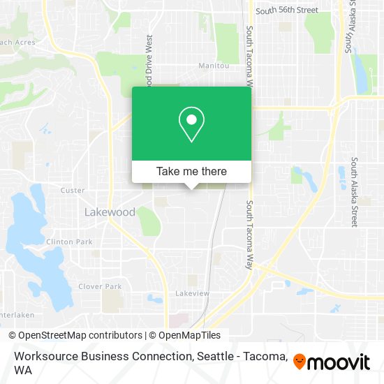 Worksource Business Connection map