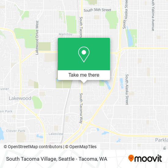 Mapa de South Tacoma Village