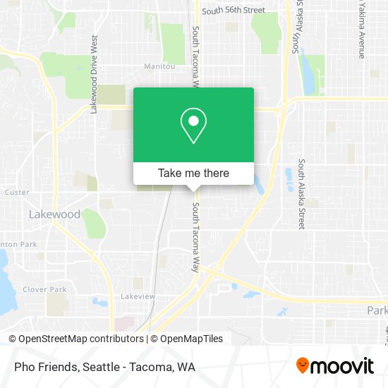 Pho Friends map