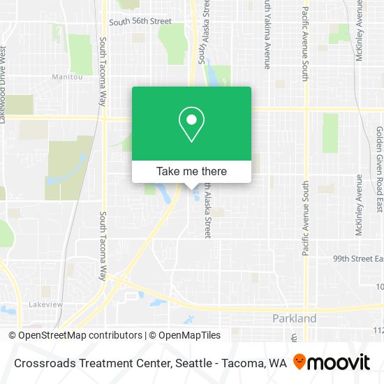 Crossroads Treatment Center map