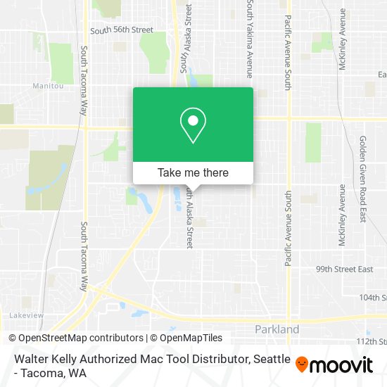Walter Kelly Authorized Mac Tool Distributor map