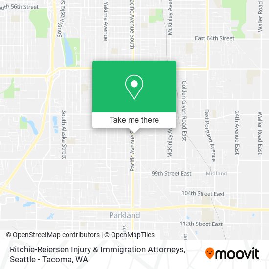 Mapa de Ritchie-Reiersen Injury & Immigration Attorneys