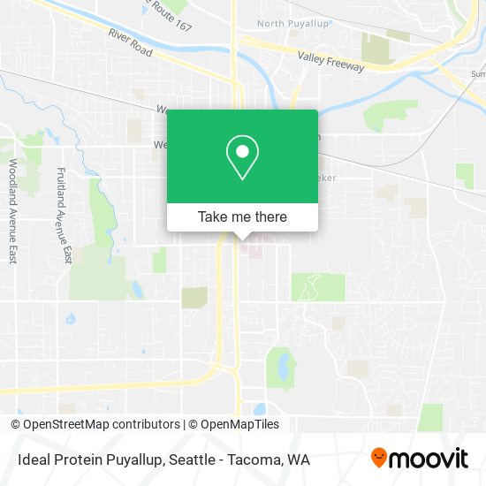 Mapa de Ideal Protein Puyallup