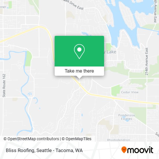 Bliss Roofing map