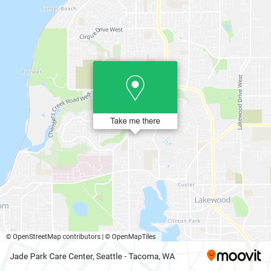 Jade Park Care Center map