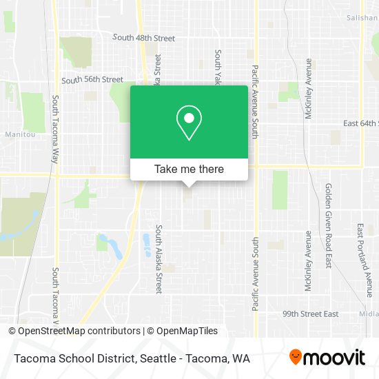 Mapa de Tacoma School District