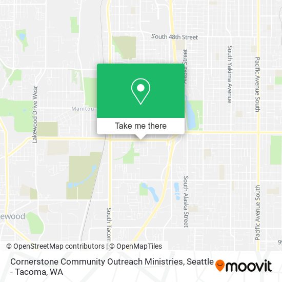 Cornerstone Community Outreach Ministries map
