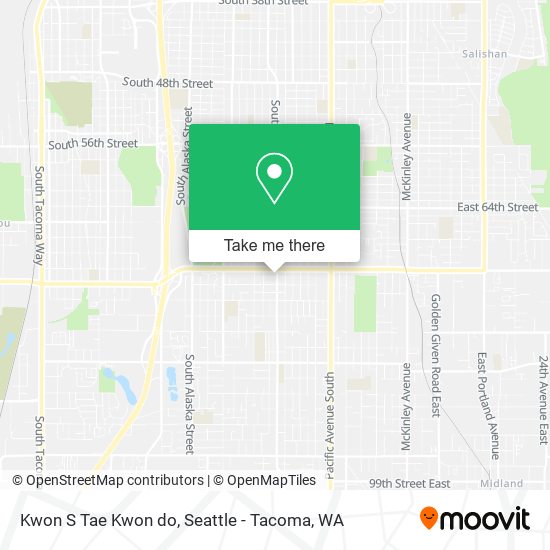 Kwon S Tae Kwon do map