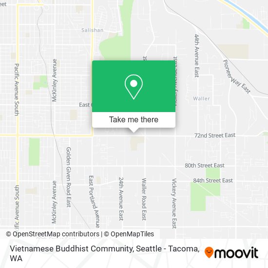 Vietnamese Buddhist Community map
