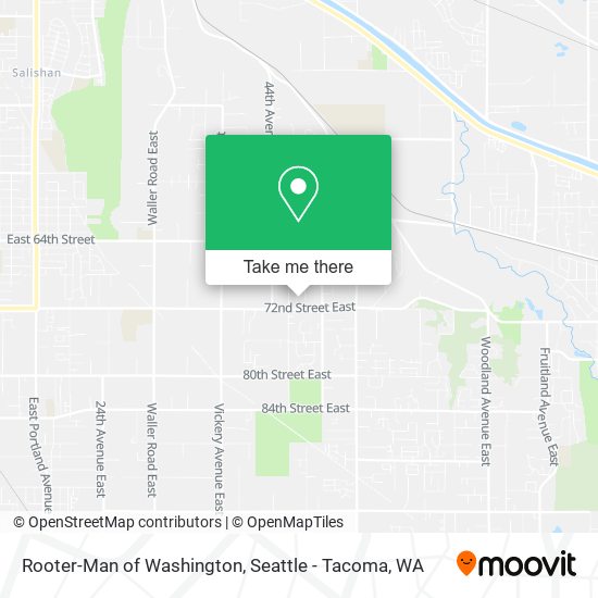 Mapa de Rooter-Man of Washington