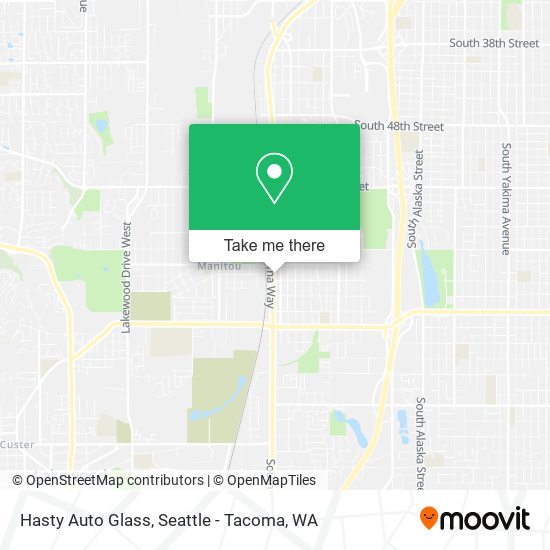 Hasty Auto Glass map