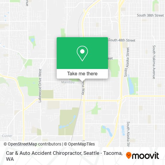 Car & Auto Accident Chiropractor map