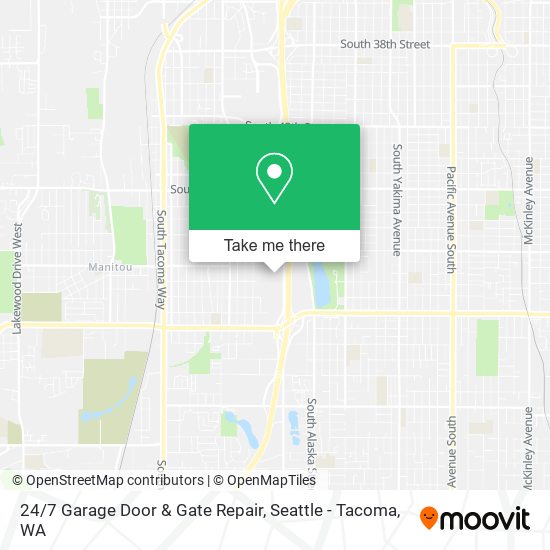 24/7 Garage Door & Gate Repair map