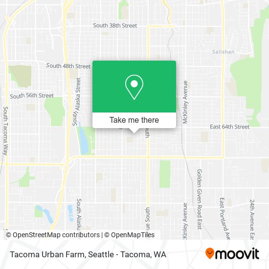 Mapa de Tacoma Urban Farm