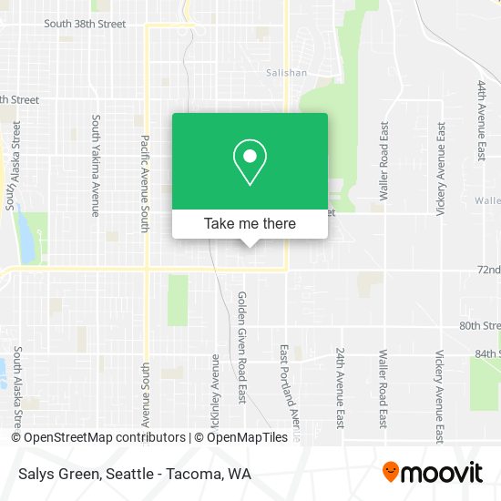 Salys Green map