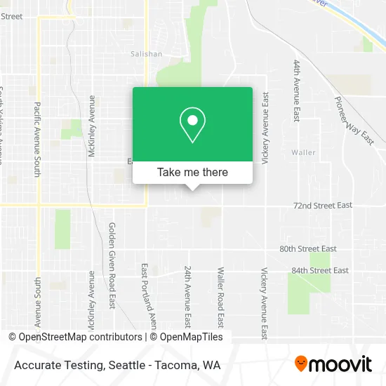 Accurate Testing map