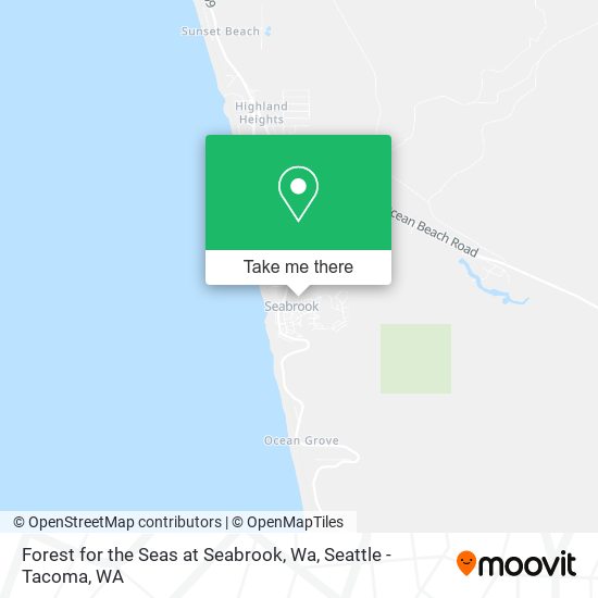 Mapa de Forest for the Seas at Seabrook, Wa