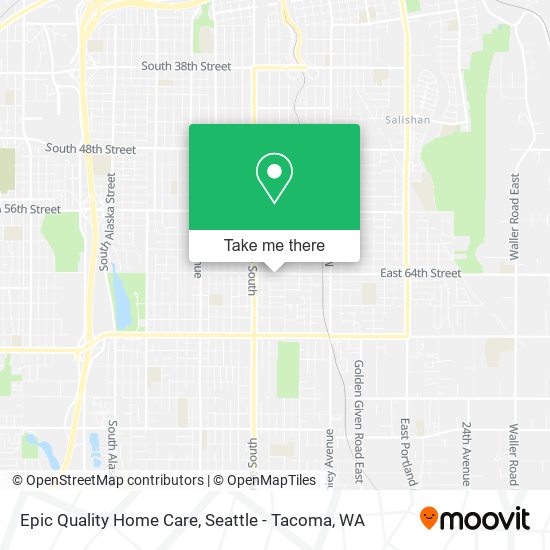 Epic Quality Home Care map