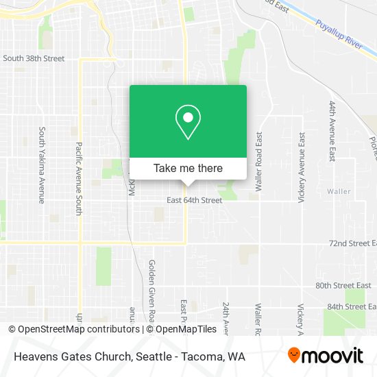 Heavens Gates Church map