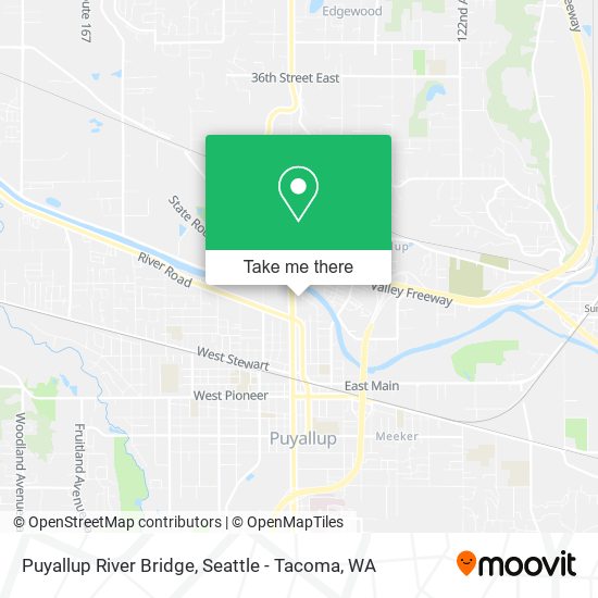 Mapa de Puyallup River Bridge