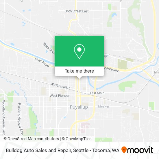 Mapa de Bulldog Auto Sales and Repair