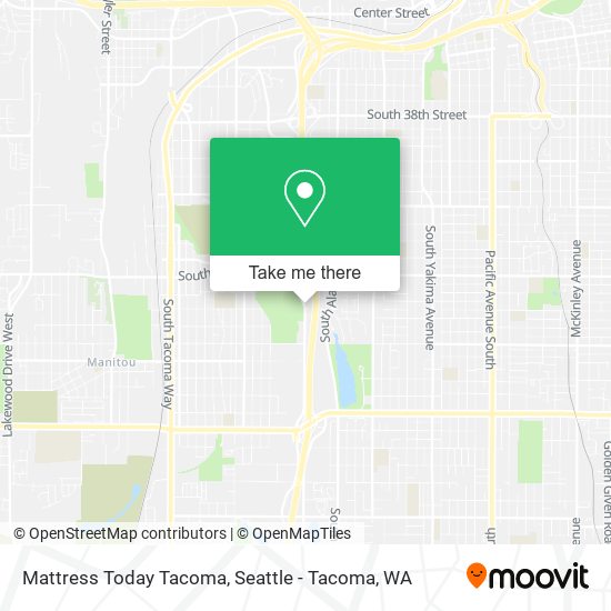Mapa de Mattress Today Tacoma