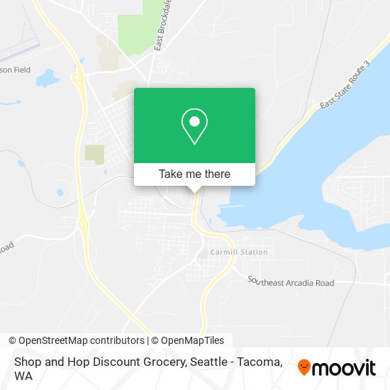 Mapa de Shop and Hop Discount Grocery