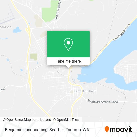 Benjamin Landscaping map
