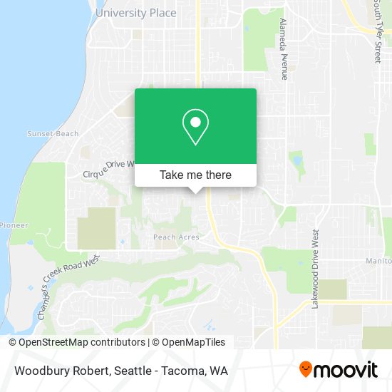 Woodbury Robert map