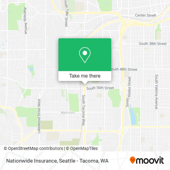 Mapa de Nationwide Insurance