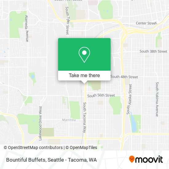 Mapa de Bountiful Buffets