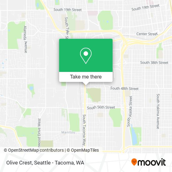 Olive Crest map