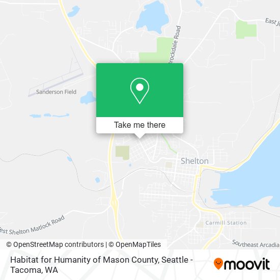 Mapa de Habitat for Humanity of Mason County