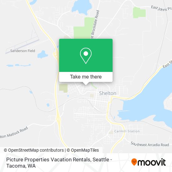 Mapa de Picture Properties Vacation Rentals