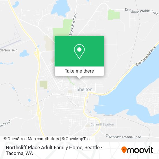 Northcliff Place Adult Family Home map