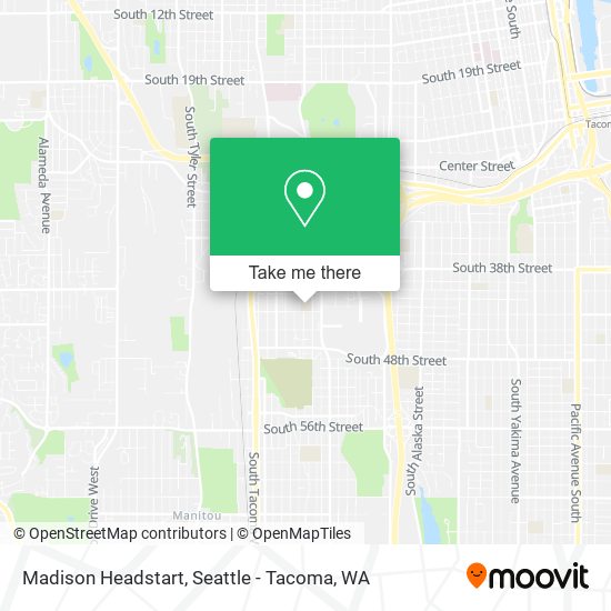 Madison Headstart map