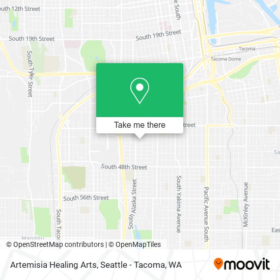 Artemisia Healing Arts map