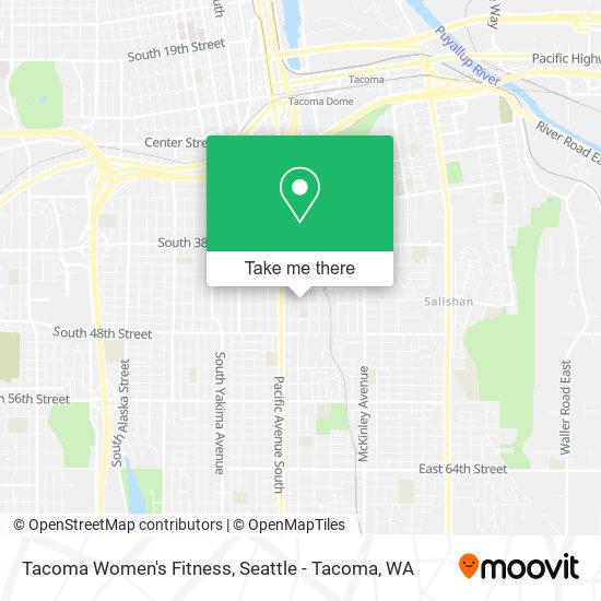 Mapa de Tacoma Women's Fitness