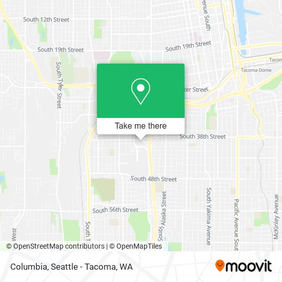 Columbia map