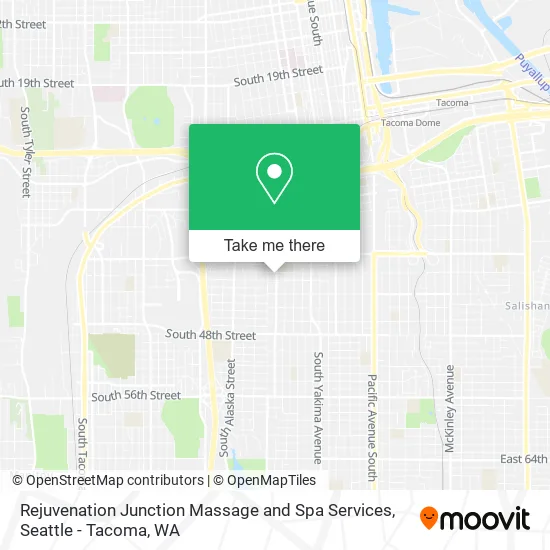 Mapa de Rejuvenation Junction Massage and Spa Services