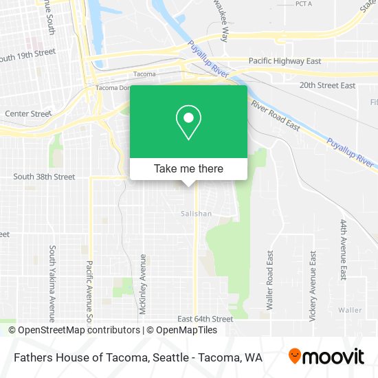 Mapa de Fathers House of Tacoma