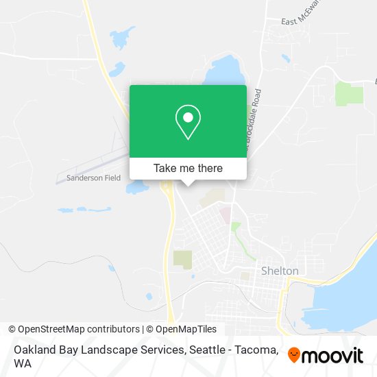 Oakland Bay Landscape Services map