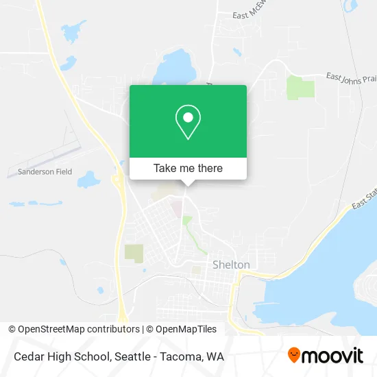 Cedar High School map