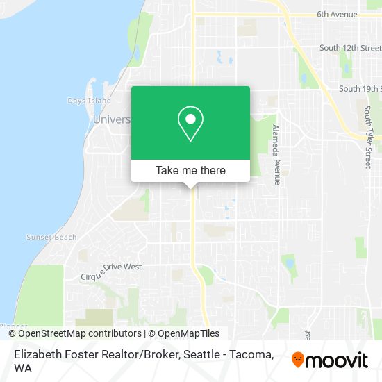 Elizabeth Foster Realtor / Broker map