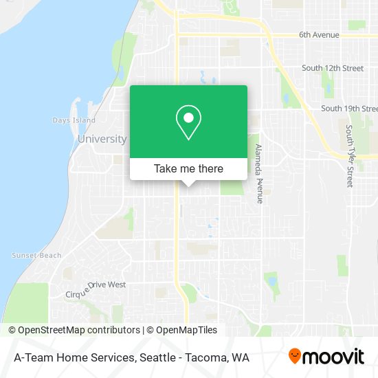 A-Team Home Services map