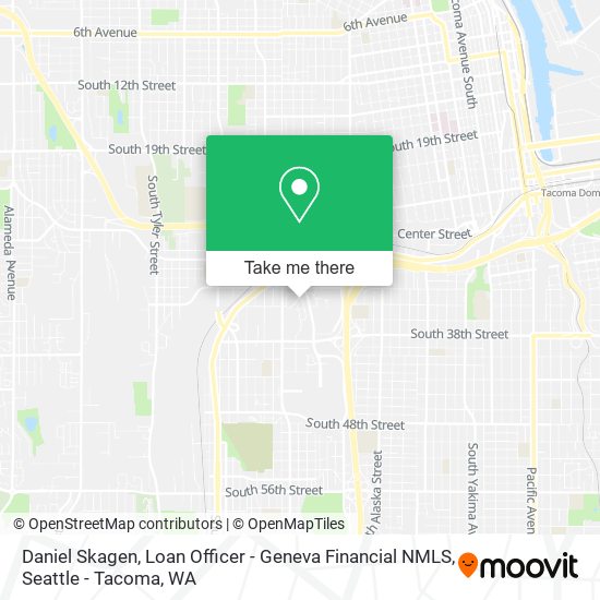 Daniel Skagen, Loan Officer - Geneva Financial NMLS map