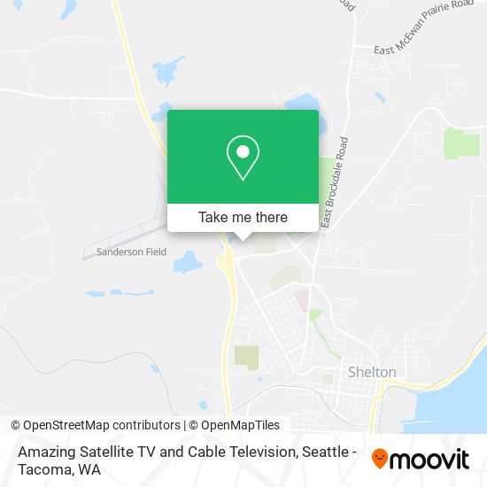 Amazing Satellite TV and Cable Television map