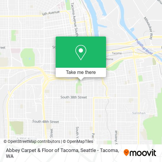 Abbey Carpet & Floor of Tacoma map