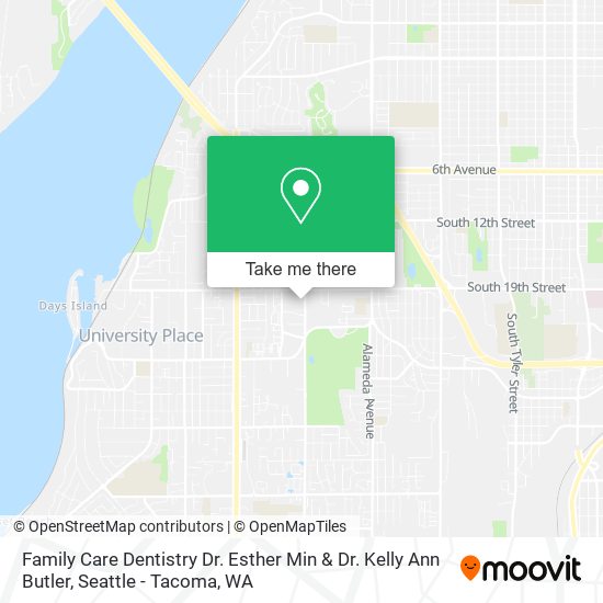 Mapa de Family Care Dentistry Dr. Esther Min & Dr. Kelly Ann Butler