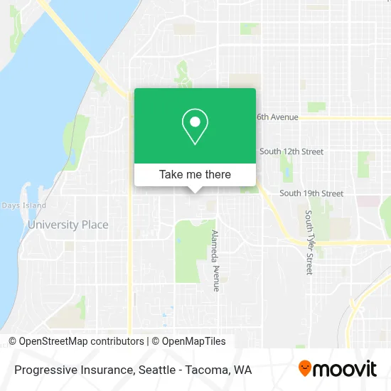 Progressive Insurance map